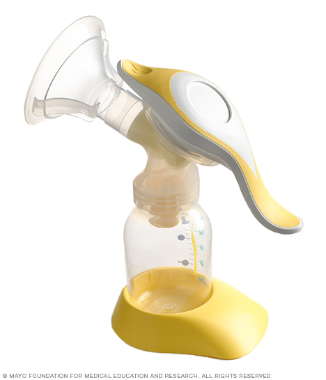 Manual breast pump