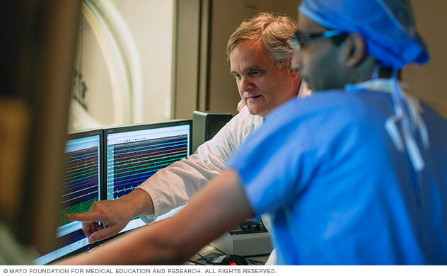 Mayo Clinic experts in the Electrophysiology Laboratory