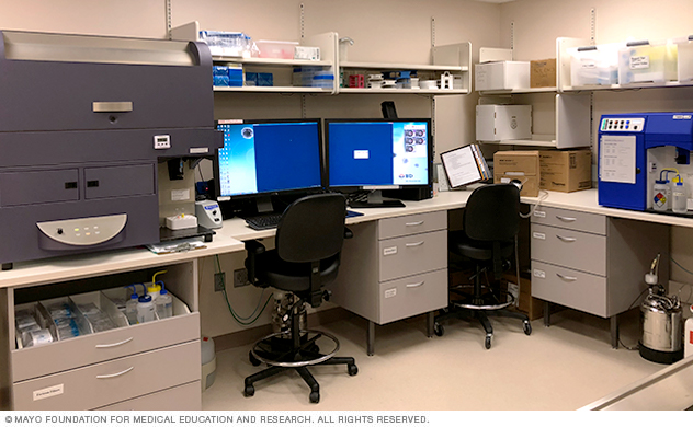 Mayo Clinic's Flow Cytometry Core in Arizona offers benchtop flow cytometry services to researchers.