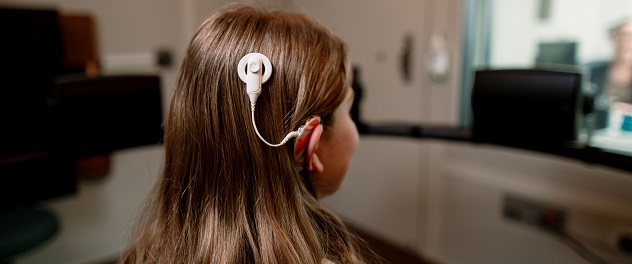 Pediatric patient with cochlear implant